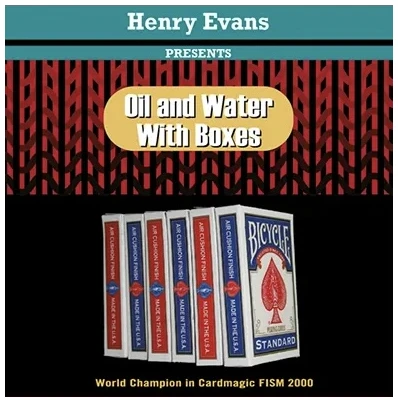 Oil and Water with Boxes por Henry Evans