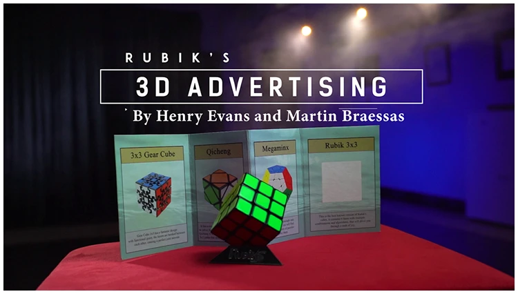Rubik´s Cube 3D Advertising por Henry Evans y Martin Braessas