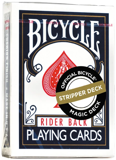 Baraja Bicycle Stripper azul