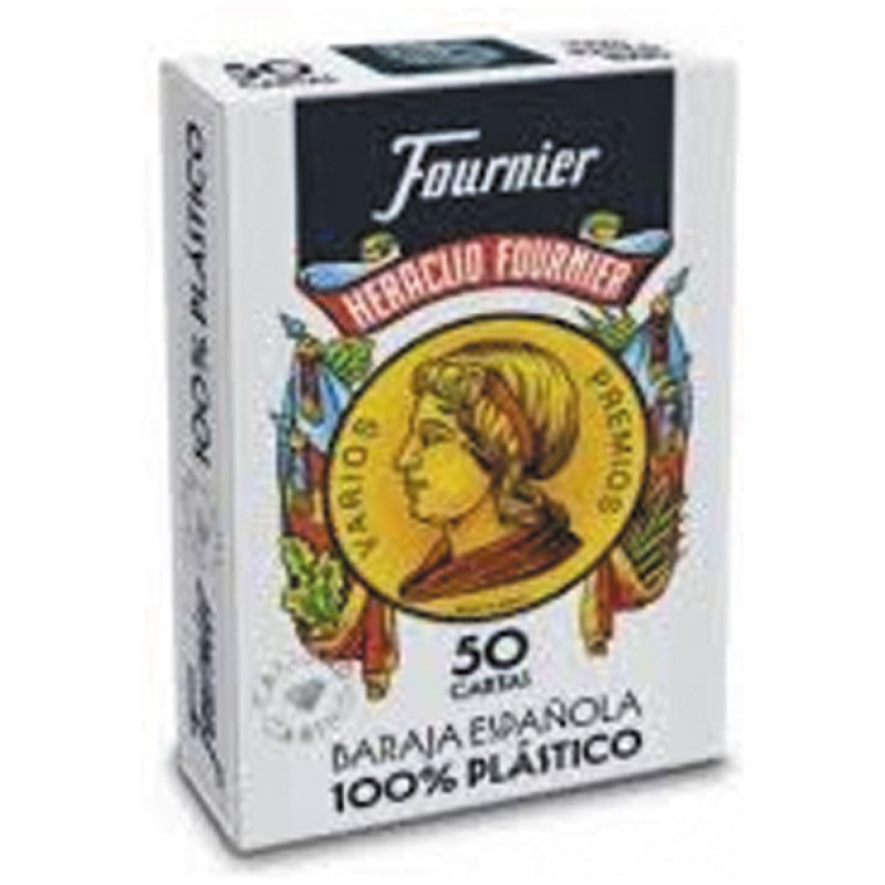 Fournier N ° 2100 50 Cartas 100% plastico