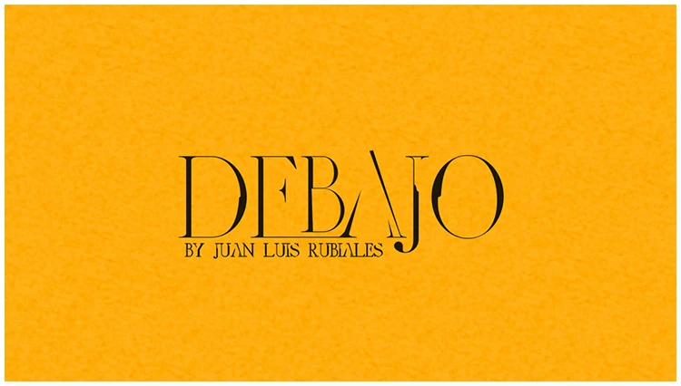 Debajo (Gimmick e Instrucciones Online) de Juan Luis Rubiales