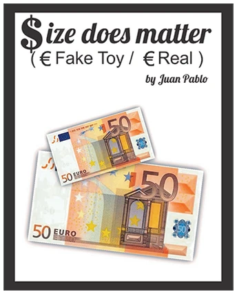 Size Does Matter Euros (Gimmicks e Instrucciones Online) de Juan Pablo Magic