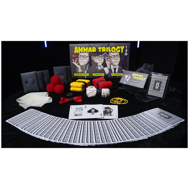 AMMAR TRILOGY SET (Gimmicks y Instrucciones Online ) de Michael Ammar & Murphy's Magic